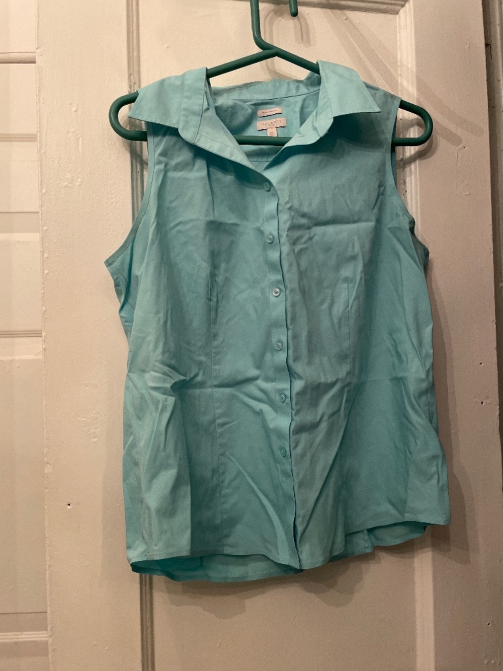 Wrinkle resistant, Talbots collared shirt